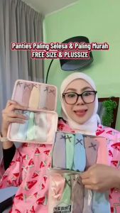Dreamtale Seluar Dalam Wanita Women Panties Underwear Lunch Box 5 Pcs Panties Set Spandex Cotton Ladies Panties WCO176