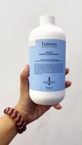 Combo Gội Xả Batious Extra Volume Shampoo Màu Xanh - Dầu Gội Xả Làm Phồng Và Giảm Gãy Rụng Tóc 500ml [Chính Hãng]