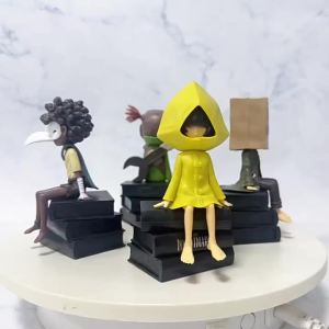 Bandai | Hot Game GK Little Nightmares Anime Figurine Six Figure Mono Action Figure Anime Game PVC Action Figure Collectible Model Doll