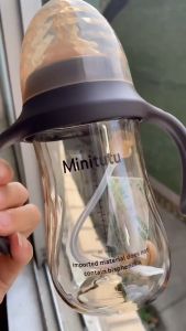 260ML Baby Sippy Cup Soft Straw Cup For Kids Water Tumbler Drinking Bottle With Handle Milk Feeding Bottle Juice Bottle