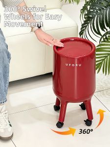 New Luxury High Capacity Covered Trash Can