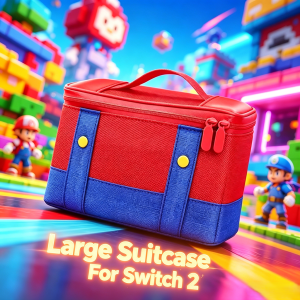 Portable Soft Shell Case for Switch 2 / Switch / OLED Cute Waterproof Oxford Carrying Bag for Console Dock JoyCons Accessorries