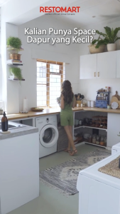 Kitchen Sink / Bak Cuci Piring Stainless UMKM RESTOMART Stainless Steel (1418006)(F9)