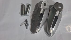 FOOTSTEP PIJAKAN KAKI BELAKANG ALUMINIUM CHROME MIO SPORTY MIO SOUL MIO SMILE FINO KARBU