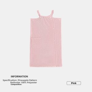 Sanli | Wearable Wrappable Bathrobe Set Women Absorbent
