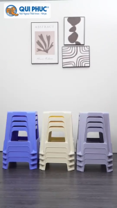 Ghế nhựa cao Jumbo QUI PHÚC combo 4610 ghế chống trượt an toàn chắc chắn thiết kế hiện đại