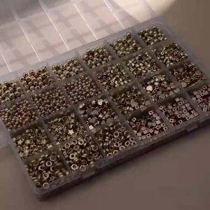 3050pcs/Set Spacer Bead Set Various Bracelet Beads Round Beads Star Beads for DIY Jewelry Making Bracelet Necklace Accessories