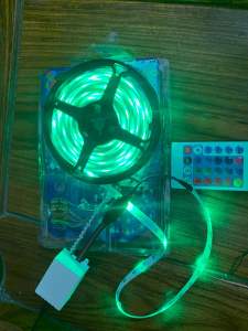 Dây đèn led dài 5 mét trang trí cắm điện 220v có điều khiển trang trí Huydecor