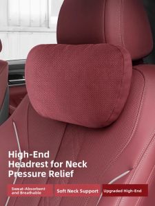 HELLOLEIBOO | BMW Exclusive Car Headrest Neck Support Pillow Vehicle Mounted Cushion For 3 Series 5 Series 7 Series 1 Series X1 X3 X5 X6