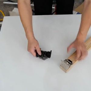 90 Degree Self-Lock Hinge Foldable Table Hinge Invisible Furniture Legs Hinge Hardware Tool