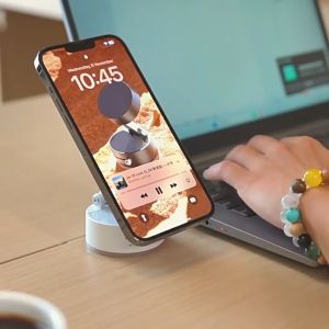 Rotatable Magnetic Phone Mount ABS Wall Mount Waterproof Strong Vacuum Suction Adjustable Arm Portable for Car Desk Kitchen Multi-Scenario Compatible with Auto Devices