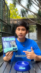 Allen Makanan Kucing Kering Dewasa | Dry Cat Food Adult Tuna & Chicken Flavor 400gr