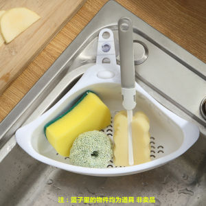 ชั้นวางของครัวสามเหลี่ยมแบบติดผิวห้องน้ำ ตะกร้ารองน้ำ ขยะอาหาร เครื่องปรุงรส ตะกร้าติดผนัง เครื่องปรุงรสแบบอื่นๆ