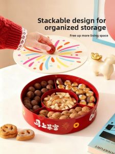 Partitioned Snack Serving Tray Storage
