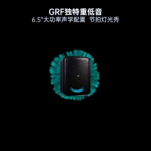 Music Home GRF POP3 Bluetooth Speaker 100% เสียงระดับมืออาชีพ 5 คั่น ลำโพงพกพา ลำโพง Bluetooth สำหรับการตั้งแคมป์กลางแจ้ง มีราคาถูกต้อง