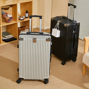 Vali Du Lịch Nam 20 Inch Dung Tích Lớn Có Khóa Mật Khẩu Bánh Xe Đa Năng Nhẹ Thời Trang Mùa Hè 2025 ABS PC