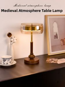 SHIGUANGSUIDAO | French Retro Zen Luxurious Bedside Lamp