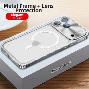 LUXUAN | Titanium Frame Ultra Thin Full-Cover Anti-Shock Case for iPhone 17 Pro Max