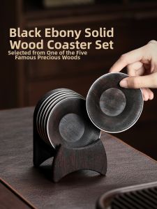 SHANGYANFANG | Heat Insulation Tea Cup Mat Set Wooden