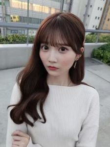 Wig Dark Brown Long Curly Hair Large Roll Lolita Naked Baby Harajuku Elegant Wig Female Full-Head Wig Street Shot Style