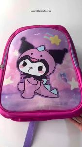 38cm Sanrio Kuromi schoolbag elementary school students large capacity small schoolbag waterproof girls load reduction cartoon cute backpacks