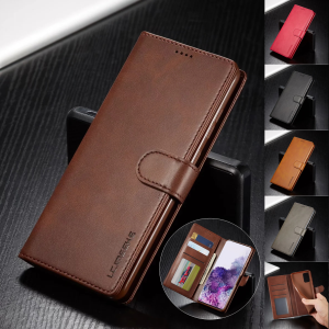 Business Leather Case for Samsung Galaxy S26 S25 Ultra S24 S23 FE S22 S21 S20 S10 Plus Note 20 + Flip Wallet Card Holder Cover