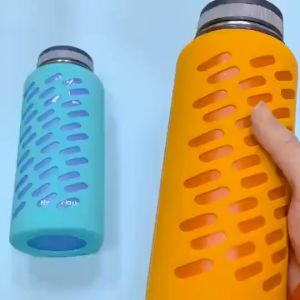 Official store original 22oz 32oz 40oz for Aqua Flask Protective case Hydro Flask All Inclusive Silicone Tumbler Boot Aquaflask/Civago Wide Mouth Vacuum Stainless Steel Water Bottle Spout Drinking Water Lid With Straw