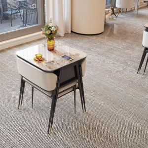 Modern Minimalist Rock Board Tea Table Study Desk Combination for Living Room Home Use Balcony Milk Tea Shop Restaurant Furniture