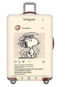 Vỏ Bảo Vệ Hành Lý Kéo Snoopy Dễ Thương Chống Mài Mòn Có Thể Co Giãn Vỏ Chống Bụi Cho Hành Lý Du Lịch Thời Trang Mùa Hè 2023