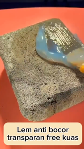 Jaysuing Lem 300 gram Transparan Anti Bocor Waterproof Pencegah Kebocoran Tahan Air Free Kuas