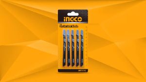 Bộ 5 Lưỡi Cưa Lọng Gỗ INGCO JBT111C | Chiều Dài 74mm HCS 8TPI Sử Dụng Cho Máy Cưa Lọng