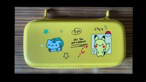 Tas Nintendo Switch OLED V2 Storage Carrying Bag Case Pouch Pokemon Pikachu