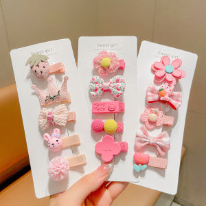 กิ๊บติดผมผ้าเกาหลีสำหรับเด็กผู้หญิงที่มีผมน้อยโดยไม่ทำลายผม กิ๊บติดผม Bb สวยงามสำหรับเด็ก เครื่องประดับผมน่ารัก