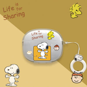 Honor EarbudsX8 Silicone Protective Case Anti-Fall Soft Shell Transparent Cartoon Style Digital Accessories Earphone Cover Box