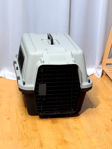 HarmonyHome กรงเดินทางสัตว์เลี้ยง กรงสัตว์เลี้ยงพกพา กรงหิ้ว กรงเดินทาง สำหรับสุนัขและแมว ขนาดใหญ่ กรงถือแมว กรงหิ้วแมว