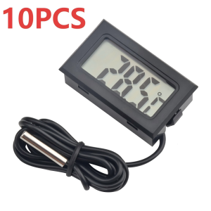 FY-10 1M Mini Digital LCD Display Embedded with Probe Fridge Freezer Thermometer Sensor Thermometer Thermograph For Aquarium