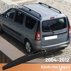 Dacia Logan 1 Lưỡi Gạt Nước Kính Chắn Gió Phía Sau 2004-2012 Phụ Kiện Gạt Nước Cao Su Màu Đen Để Bảo Dưỡng Xe