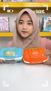 Mainan Anak Panggangan BBQ MAHKOTA BBQ Mainan Grill Set Alat Panggang Sate Barbeque Dengan Aksesoris