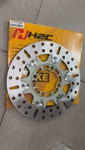 Đĩa thắng hay Dĩa Phanh 4 lỗ H2C size 220mm loại dày xe Fu Led và Sirius và Airblade