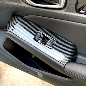 Miếng Dán Trang Trí Tay Vịn Cho Honda Civic Fe 2022 2023 Phụ Kiện Nội Thất Cửa Sổ Xe Hơi Nâng Cửa Kính Bảng Điều Khiển Công Tắc Sản Phẩm Phụ Kiện Cố Định Biển Xe Ô Tô