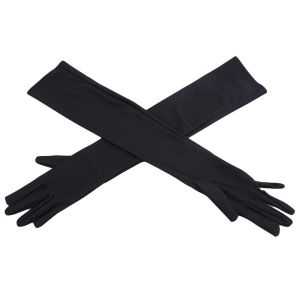 WRELS | Women Fashion Long Sleeves Adult Summer Solid Colors Party Outdoor Driving Gloves Sun Protection Anti UV Elastic Long Gloves
