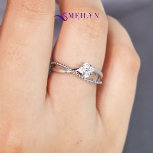 MEILYN Cincin Fashion Lapis Emas Motif Biji Lada GG6 Perak 18K 0222230964