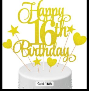 6pc Birthday Cake Decoration Set Local Seller Ready Stock Free Shipping