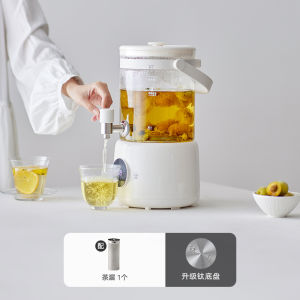 Olayks Glass Thermal Health Pot Camping Party Fruit Wine Flower Tea Constant Temperature Multi-Function Home And Commercial Use