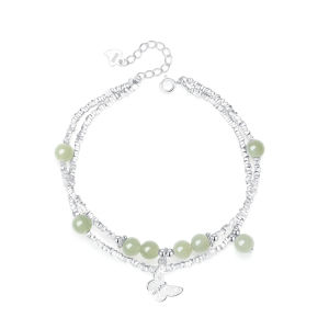 CTS S925 Pearl Broken Silver Bracelet Necklace French Style Girlfriends Light Luxury Beaded Bracelet CHOW TAI SENG 周大生 ﻿S1HC0437 S1PC1280 S1HC0463 S1PC1341