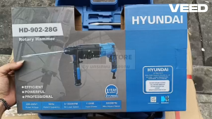 🔥งานหนัก🔥 สว่านโรตารี ฮุนได (3 ระบบ) รุ่น HD-902-28G 1100 วัตต์ -ขนาด 28 มม. Hyundai เกาหลีแท้ ประกัน