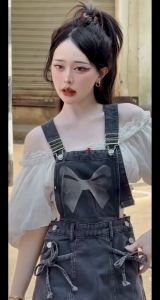 เอี้ยมยีนส์ กระโปรงสวยเลิศ มาเสิร์ฟ •สกรีน อก น้อง โบว์ แสน น่าา รักกก