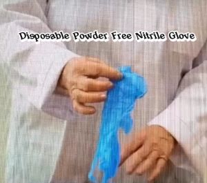 Disposable Powder Free Nitrile Glove (Medical & Commercial use) 100PCS/box Non Sterile  Made in Malaysia