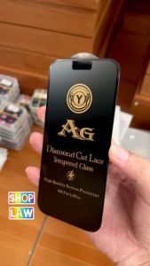 Kính cường lực iPhone 15/ 14 Plus/ 13 Pro Max Cạnh 3D Xịn Chống Vân Tay