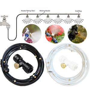 6/9/12/15/18m Outdoor Cooling Patio Misting System Fan Cooler Water Mist Gardenhouse Spray Hot fog misting system